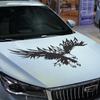 Auto-Haubenaufkleber Adler-Muster Vinyl-Abziehbild Auto Bunt Wasserdicht Fahrzeuge PVC-Aufkleber Außen DIY Dekorationszubehör