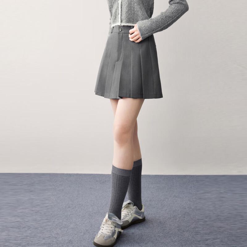 Ledin Sweet Academy Style A-line Pleated JK Mini Skirt