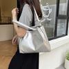 Large Capacity Solid Color Commuter Bag Women's 2025 New Wedding Bag Wedding Bride Bag Feeling Shoulder Tote Bag