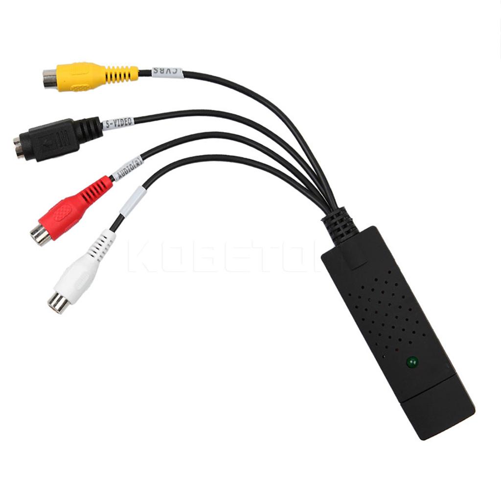 Video Capture Card Usb2.0 Usb Monitoring Capture Card 1 Channel Av Signal Data Capture Collector Support Win10 Newest