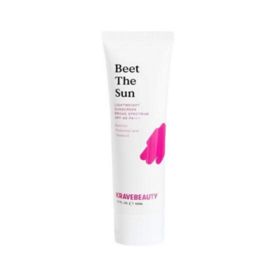 KraveBeauty Beet The Sun Lightweight Broad Spectrum Sunscreen SPF40 PA+++ 50ml