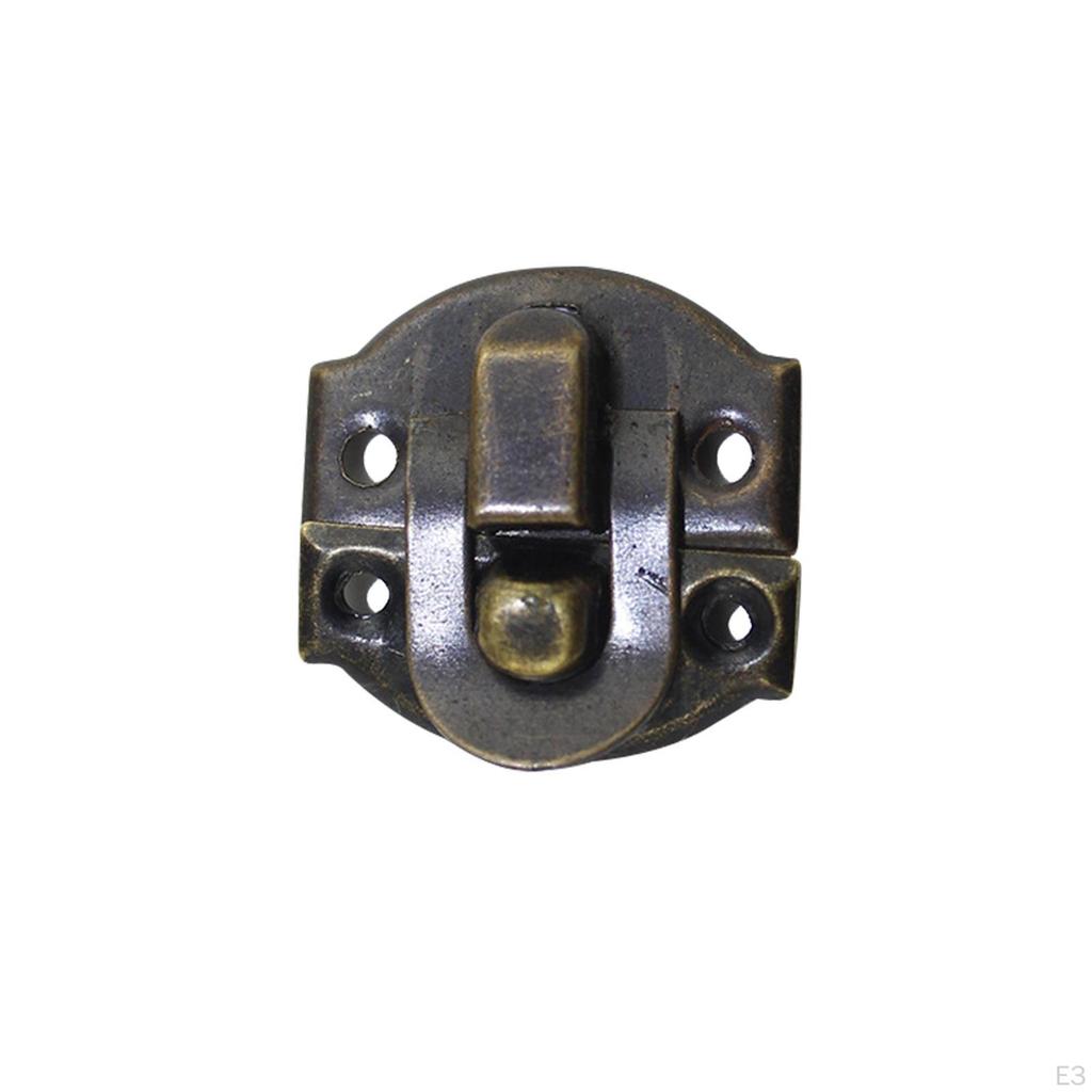 50Pcs Durtable Wooden Box latches, Hasp Locks Hardware Decoration Buckles for Trinket Box, Cabinet,