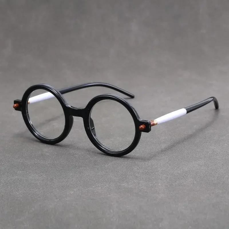 

Women Men Fashion Vintage Eyewear Presbyopia Hyperopia Round Anti Blue Light Reading Glasses Female Reading Eyeglasses +150 чёрный