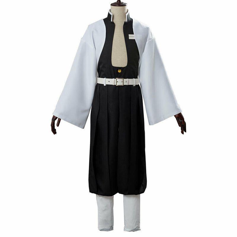 Demon Slayer Kimetsu No Yaiba Wind Pillar Sanemi Shinazugawa Cosplay Costume Set