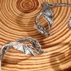 Vintage Dragon Animal Alloy Earrings With Electroplating For Women Wear Party