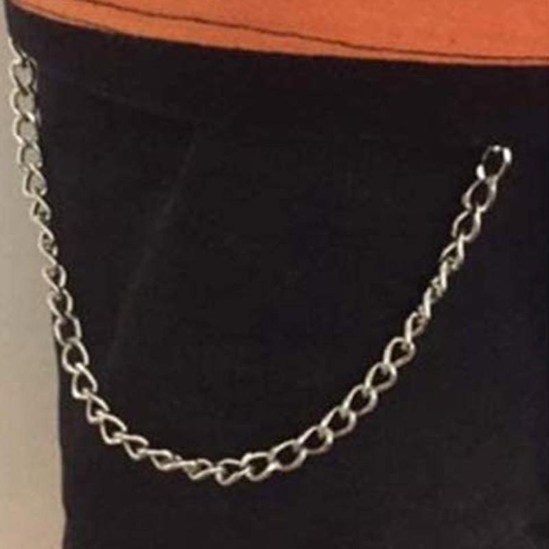 4pcs Pants Chain Multi Layer Wallet Chain Charm Jeans Chains Pocket Punk Chain Hip Hop Rock Style Chains for Women Girls