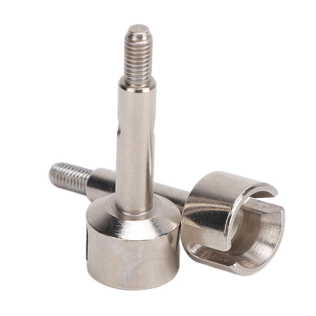 2pcs RC Rear Wheel Axle Cups for WLTOYS 124008 124010 Remote Control Car Metal Wheel Stub Axle Shaft