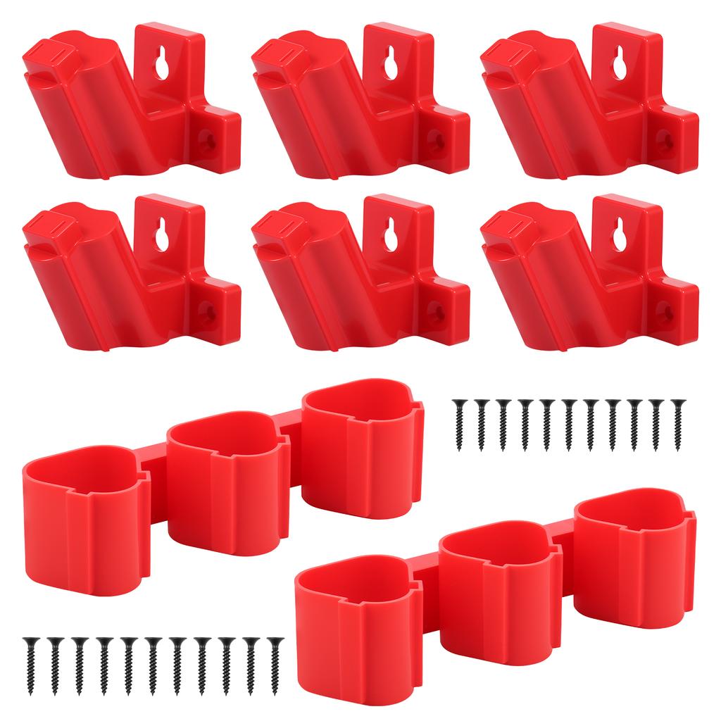 Battery Storage Holder for Makita/Bosch/Milwaukee M12 12V Batteries Wall Bracket Tool Display Rack for Milwaukee Accessories