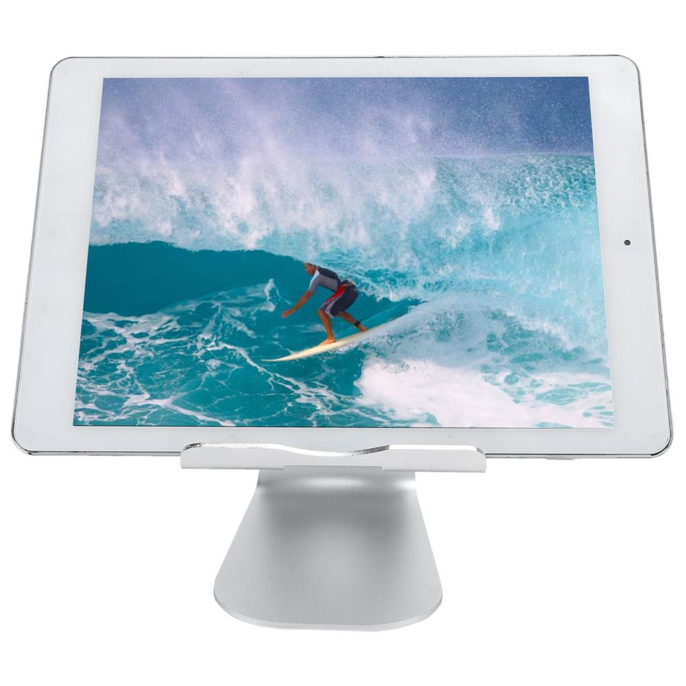 Universal Aluminum Alloy Desk Phone Stand Adjustable Bracket For Mobile Phone TabletSilver