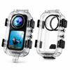 PULUZ 60m Underwater Diving Case For Insta360 X6, For Insta360 X6 Action Camera Waterproof Housing Snorkeling Invisible Cover
