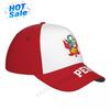 Peru Flag 3D Soccer Hats Sun Baseball Cap Breathable Adjustable Men Women Outdoor Fishing Hat