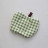 Ins Style Apple Clip Cotton Coaster Thickened Fabric Insulation Pad Table Mat Placemat Creative Cloth Art Kitchen Mat Decor