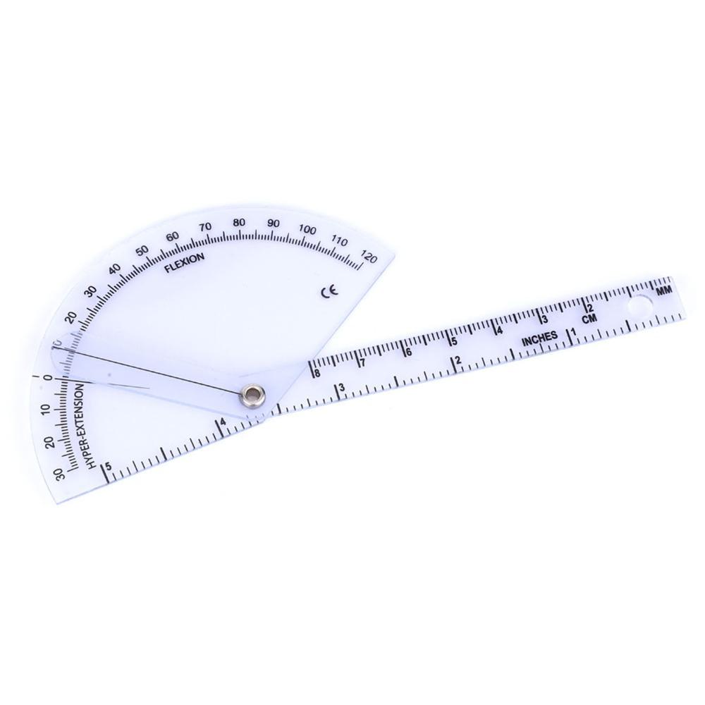 5pcs Plastic Goniometer Set 6/8/10inch Spinal Goniometer  Joint Mobility Assessment