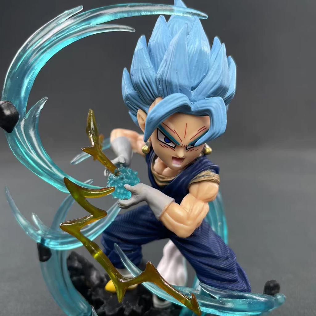 Q Version Dragon Ball Z Vegeta Figure Vegetto Figurine 11CM PVC Action Figures Collection Model Toys