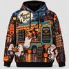 Halloween Hoodie 2026 Haunted Night Kollektion Grafik Streetwear Gothic Fantasy Geist Kürbis Vintage Horror Party Stil Unisex