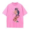 Hot Anime BEASTARS Legoshi Rouis Abbigliamento Uomo Donna T-shirt Casual Cotone Lavato T-shirt Retro Oversize T-shirt Harajuku