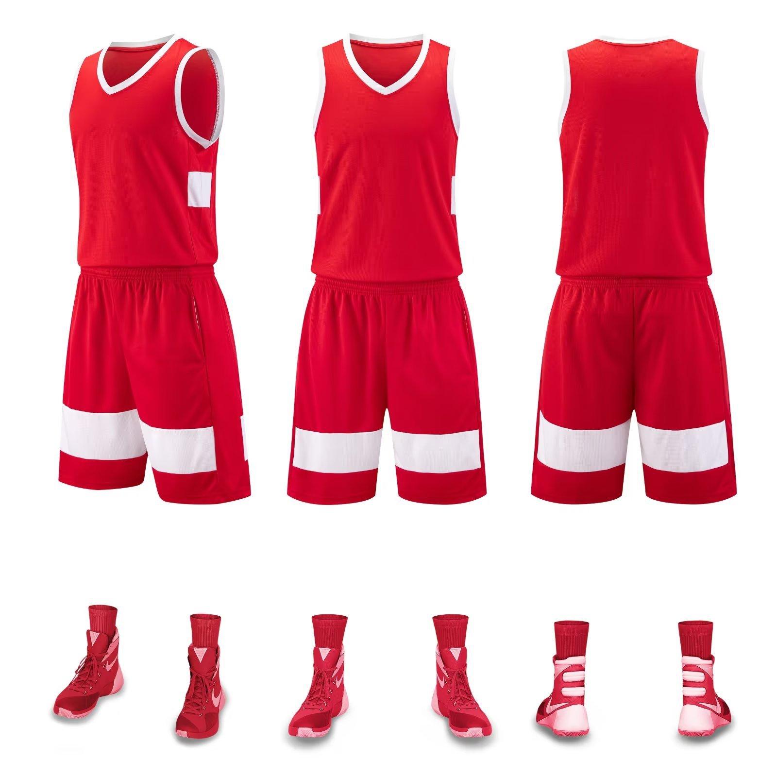 Баскетбольный костюм Мужская командная форма Студенты Летняя игровая тренировка Активный детский жилет Баскетбольный костюм 3XS