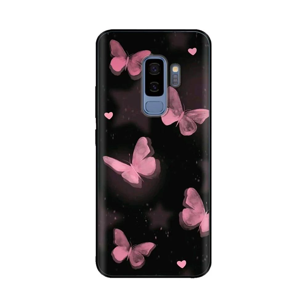 Shockproof Cover For Samsung S9 Case Animals Painted Soft Silicone Back Cover For Samsung Galaxy S9 Plus S9Plus S 9 Phone Cases