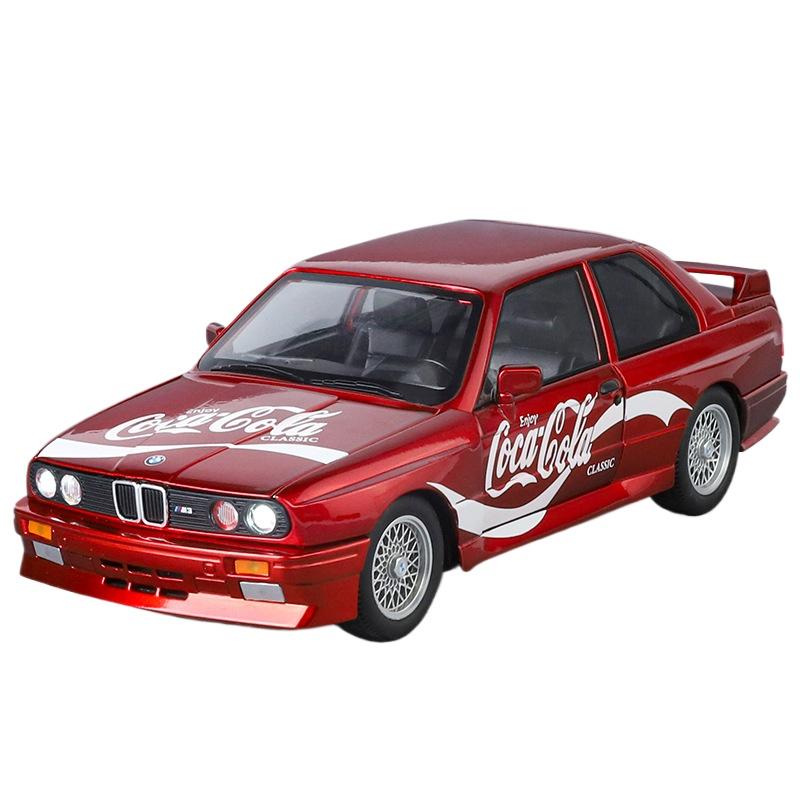 1/24 BMW M3 Sport EVO Alloy Sports Car Model Diecasts Metal Track Racing Car Vehicles Model Sound Light Simulation Kids Toy Gift