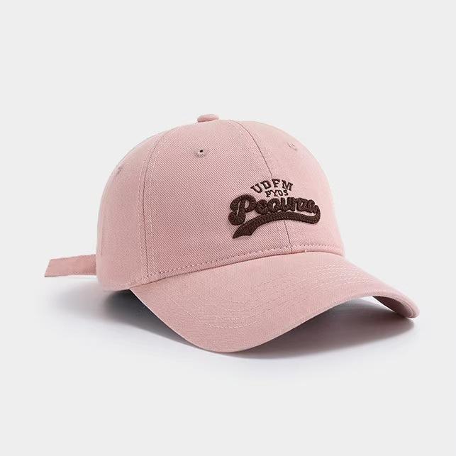 Women's New Big Head and Baseball Cap Showing Face with Small Korean Version Casual and Versatile Couple Baseball Cap Men