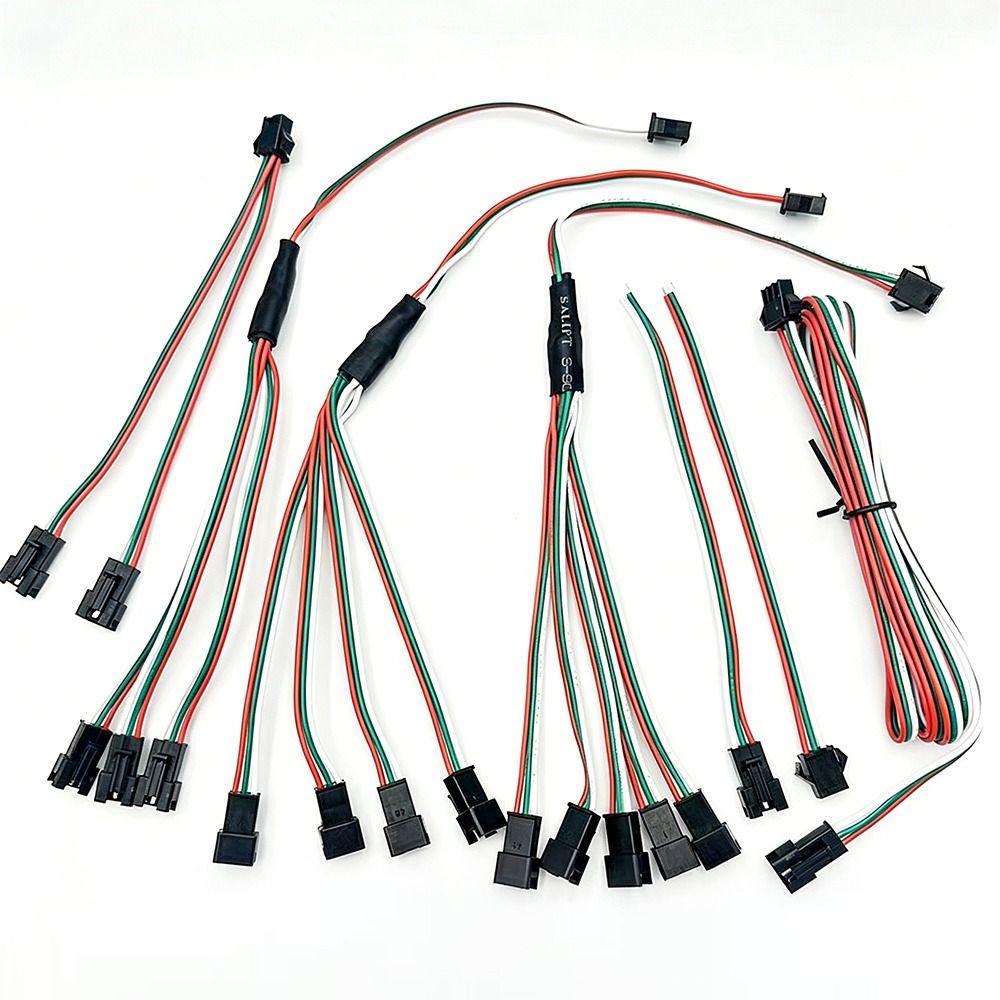 5PCS Male Female Connector SM3P Terminal Connection Wire Splitter Wire Model Accessories