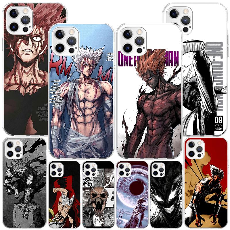One P-Punch-Man Garou Phone Case For iPhone 17 Air 16 Pro Max 16E 15 + 14 Plus 11 12 13 Mini 7 8 SE Gift Print Cover Fundas