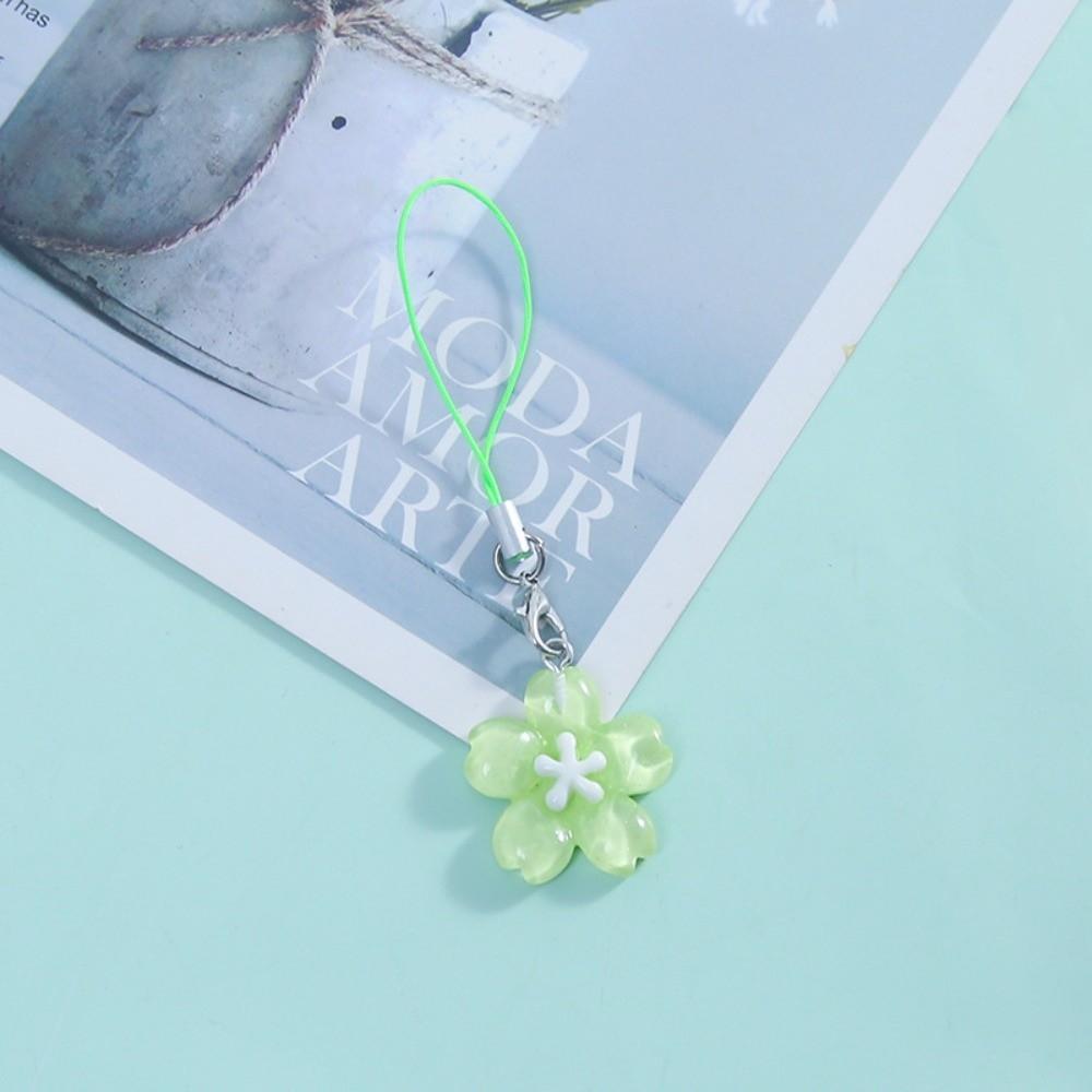 Transparent Transparent Bag Phone Chains Solid Color Kawaii Pendent Accessory Handbag Decoration