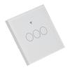 For Tuya Zigbee Light Switch 3‑Gang EU Remote Control Touch Switch 100‑240V 50HZ 60HZ