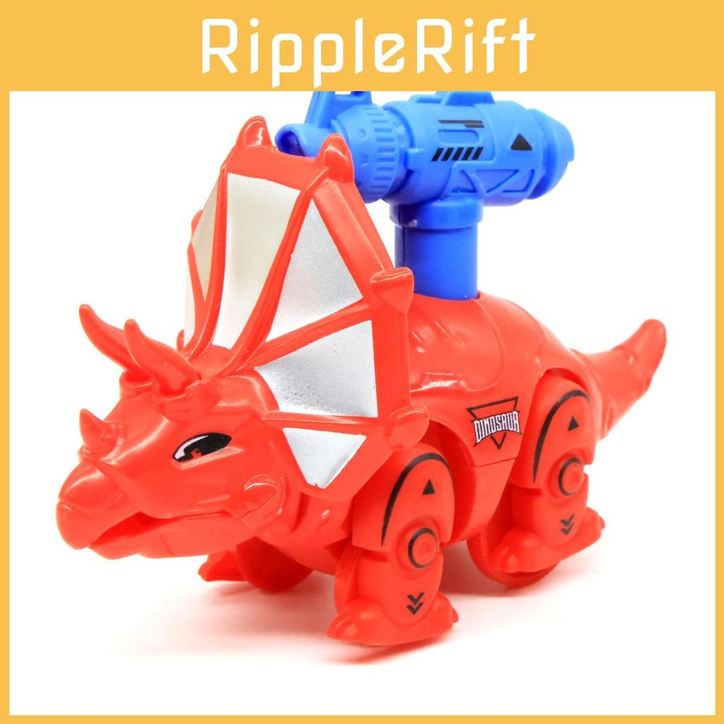 Dinosaur Press Red Pressing Inertia Sliding Children Toy Car For Toddler Play