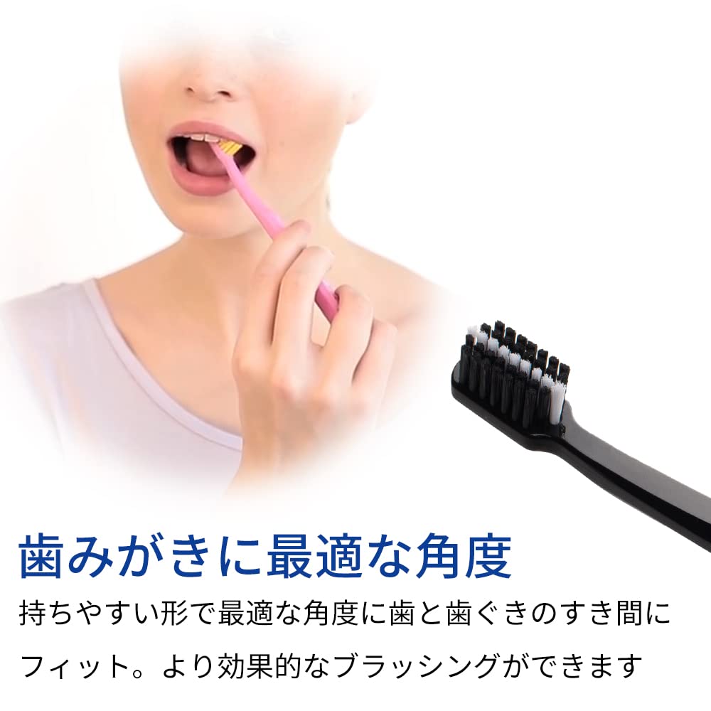 Craprox Toothbrush Black is White x Set of 2 Toothbrush Stand (Black Black) + (Black)