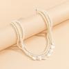 Vintage Multi-layer Imitation Pearl Choker Necklace for Women