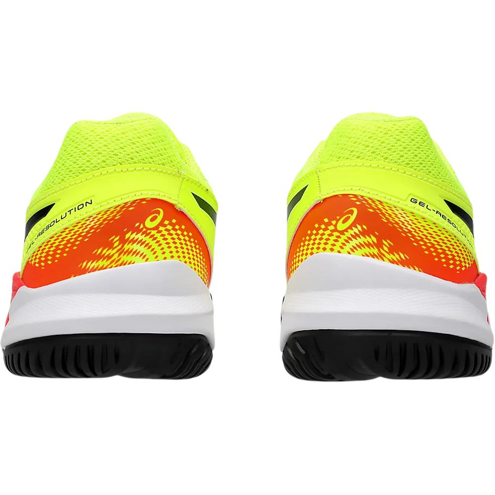 Asics Gel Resolution 9 GS Safety Yellow Black Kids Sneakers 1044A067-750