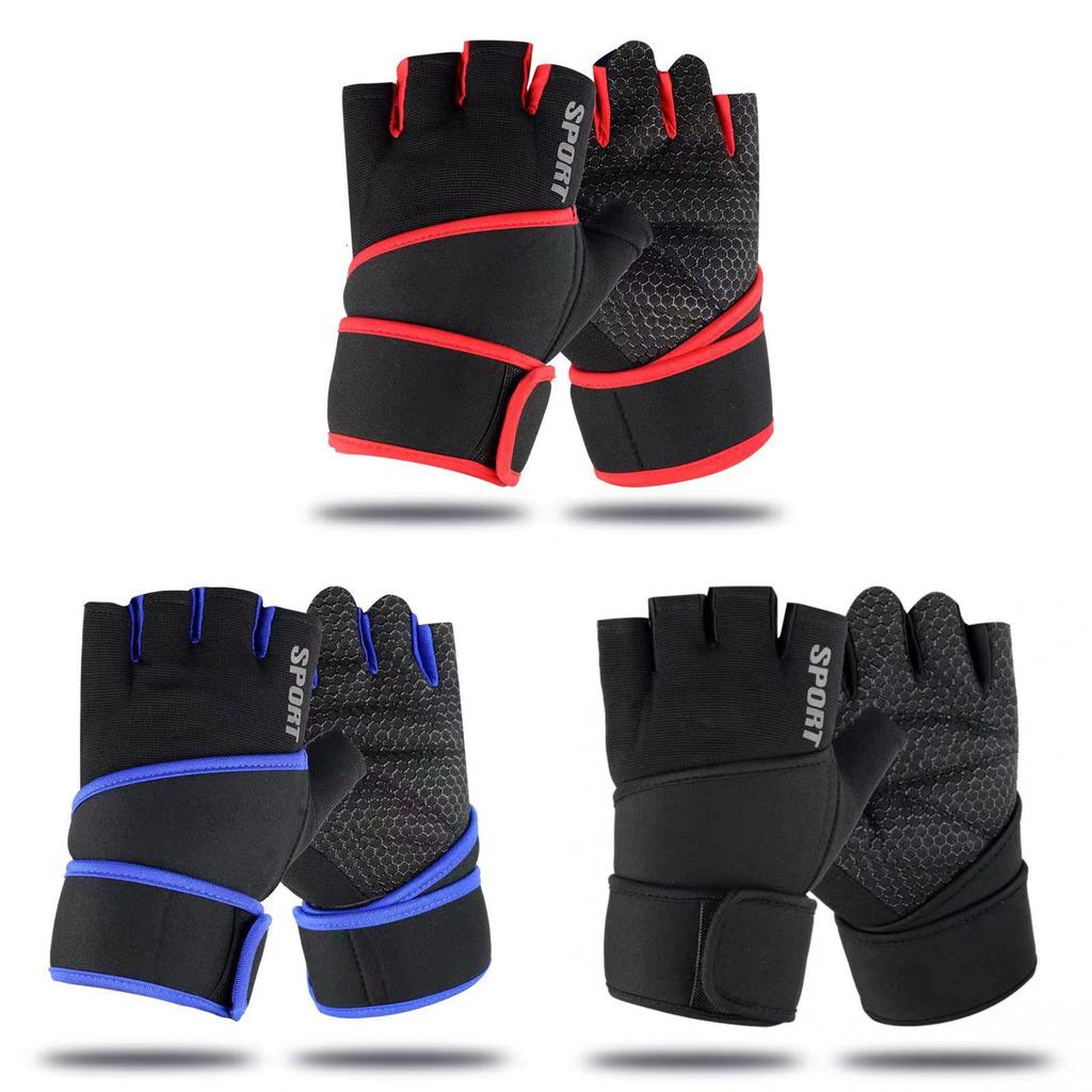 Fitness Gloves Men Women Silicone Nonslip Workout Hand Protection For Gym And Cycling