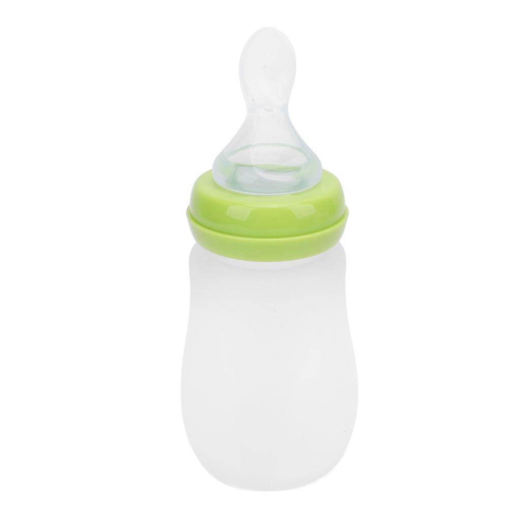 240ml Drinking Aids Feeding Cup Drink Water Soup Porridge Squeeze Controlled Feeding Bottle Green