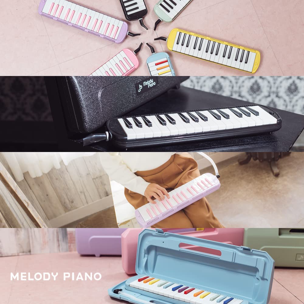 KC Kyoritz Melody Piano 32 Keys Sakura Name Label P3001-32K/SAKURA (Do-Re-Mi Labels, Cloth, Included)