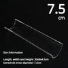 Zackoo 30cm Cake Roll Shaping U-shaped Mold Thickened Transparent Acrylic Swiss Roll Refrigerated Retainer Pastry Baking Tool