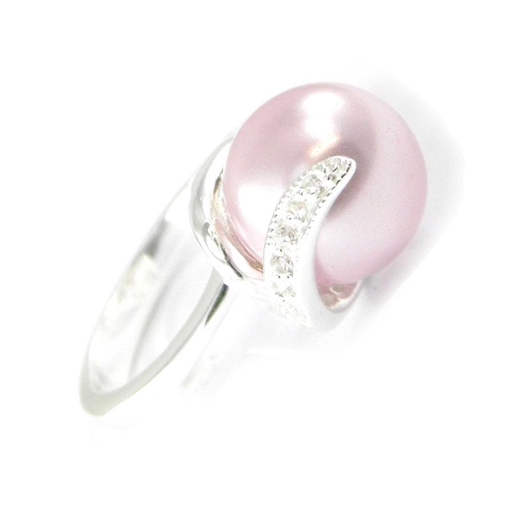 Серебряное кольцо с лавандой 'Pearl Beauty'
