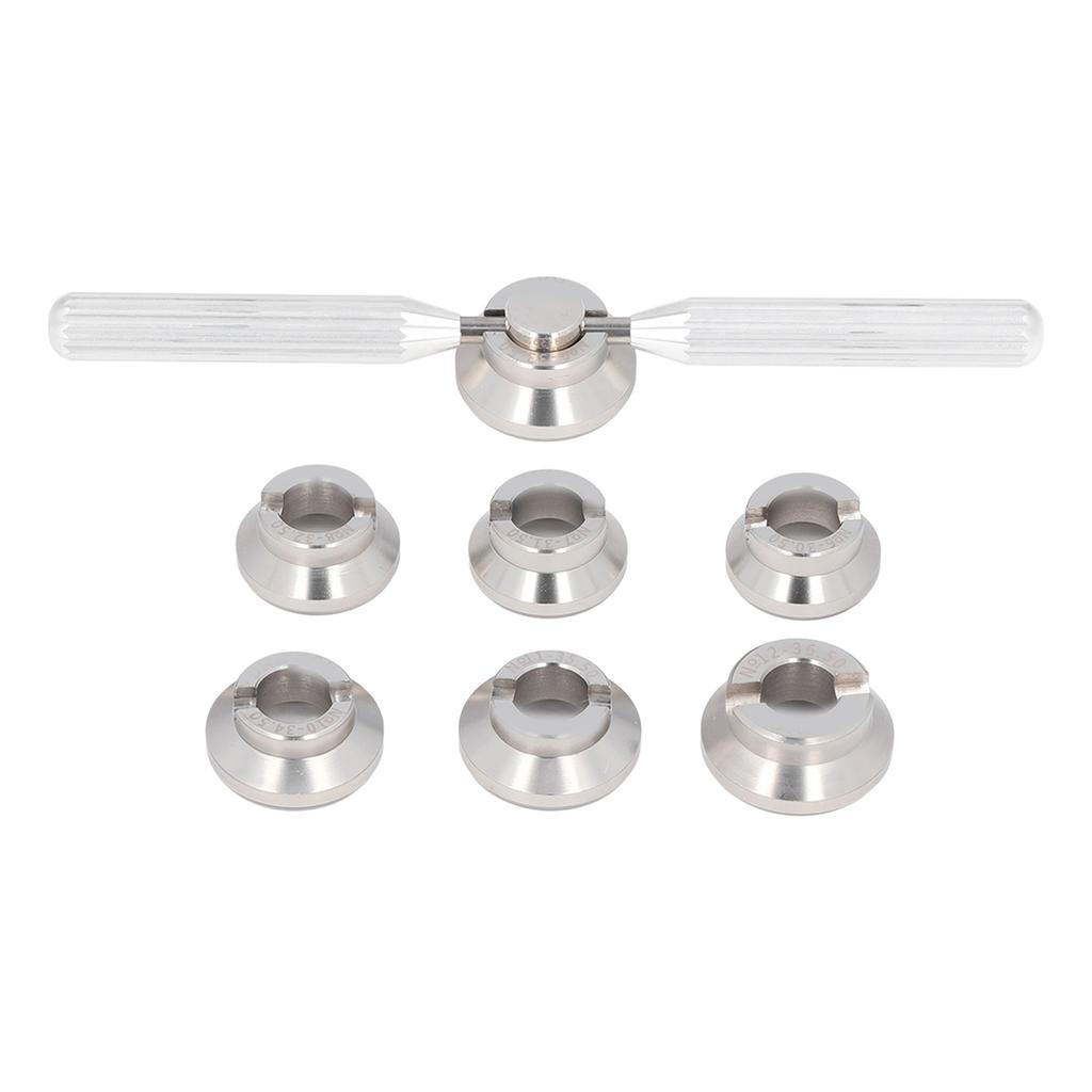 Uhr Opener Fix 7 Dies Öffnen Werkzeuge Stahl Getriebe Zurück Abdeckung Uhr Reparatur Kit Aluminium Legierung für