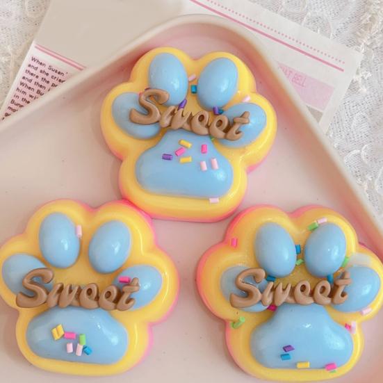 1/2 ks Hračka pro kočku Paw Úleva od stresu Kotě Stisk tlapky Štípnutí Senzorická hračka Děti Dospělí Soft TPR Stresový míček Zvířecí Paw Fidget Hračka