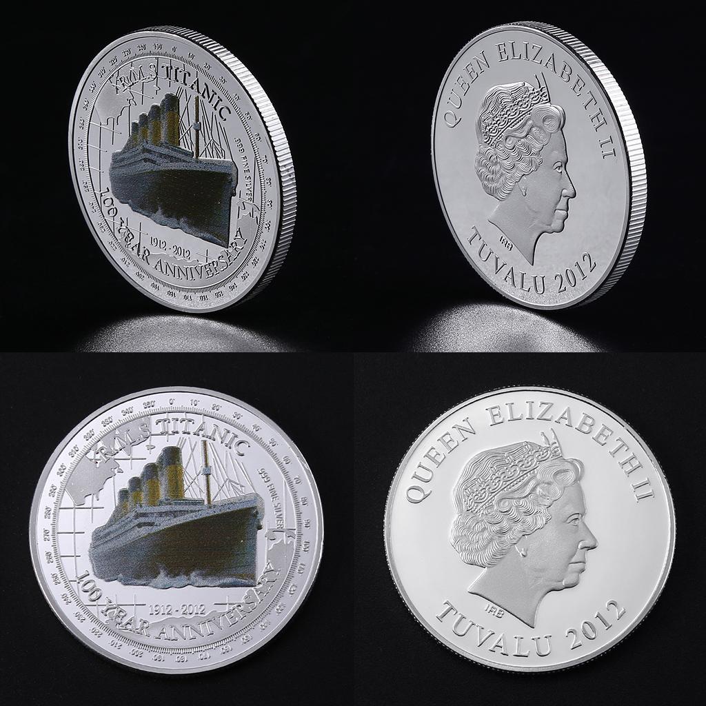 Collect Coin Titanic Pattern Commemorative Challenge Coin Gift Zinc Alloy Material Coin Perfect Gifts for Coin Collector