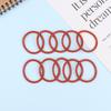 10 Stück Silikon-O-Ring für Kaffee 43,6*35*4,3 mm O-Ring VMQ Dichtung Dichtungsdicke 4,3 mm O-Ring Rotes Gummi