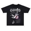 Oasis Rock Band's Oversized High-street Streetwear Loose Hip-hop Rock T-shirt with Print