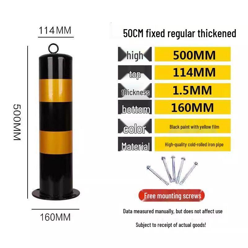 Thickened Steel Guardrail Posts & Anti-Collision Bollards - Road Barriers & Lane Dividers