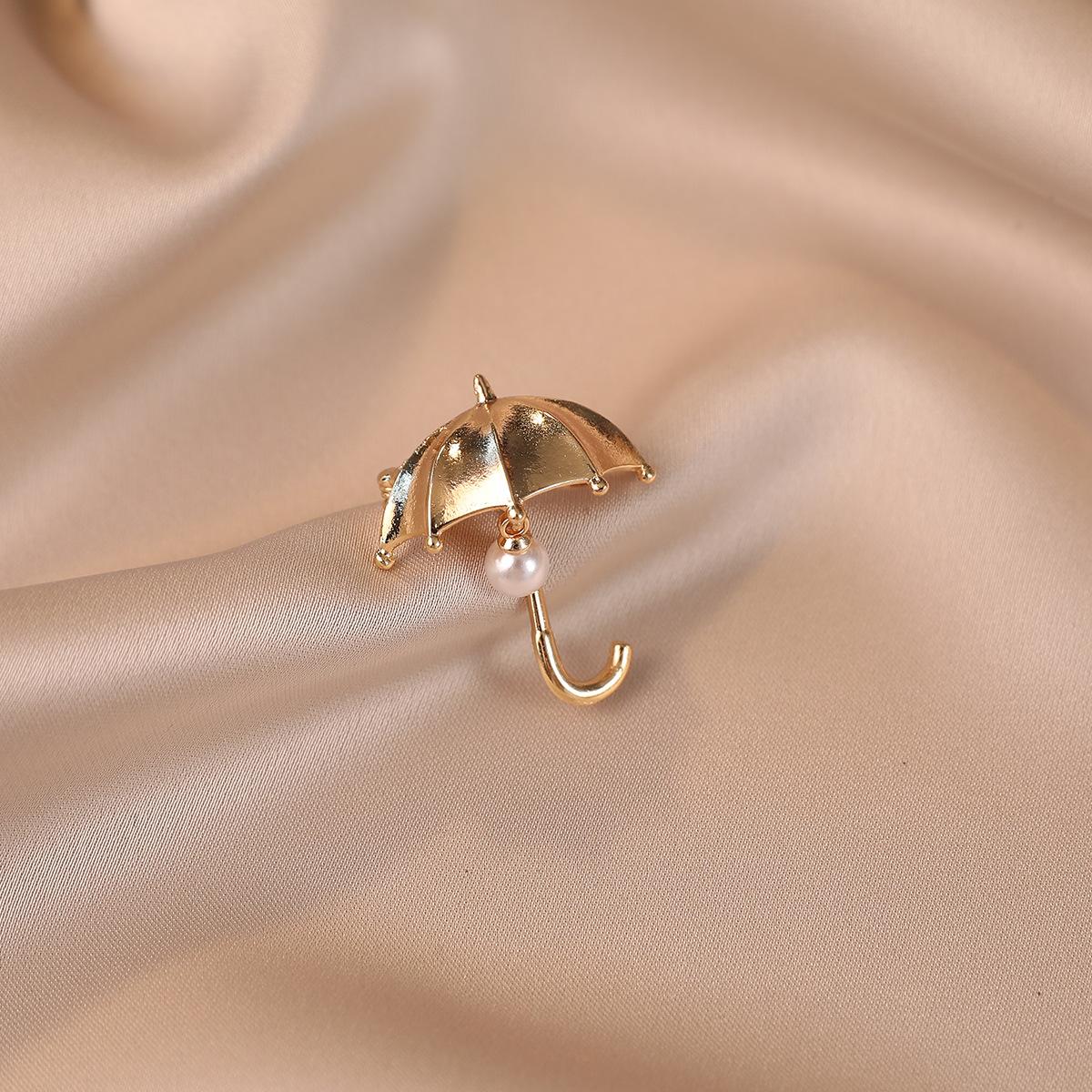 

Зонтик Жемчуг Антибликовый Брошь Дизайнерское Чувство Ниша Высокий класс Женская Креативная Брошь Модная Брошь