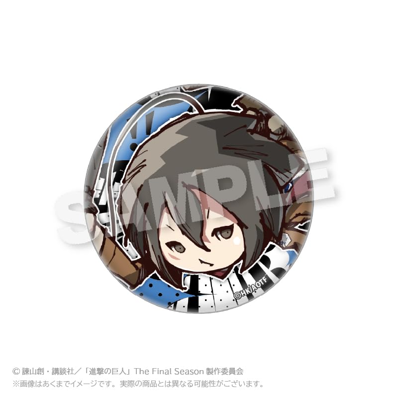 Attack on Titan Trading Can Badge Mini Character Ver. Box of 8