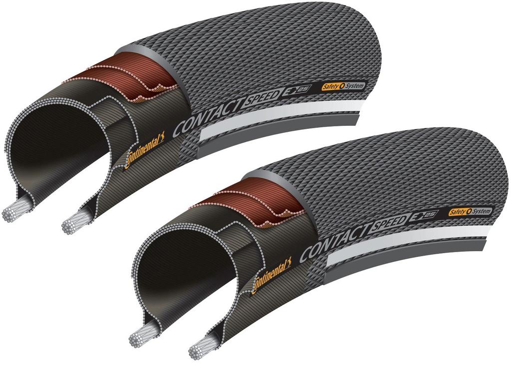 Set of 2 Continental Contact Speed Black Inch (20x1.1 (28-406)) [Used]