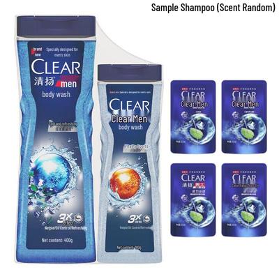 Clear Men Oil Control & Cooling Vitality Shower Gel & Shampoo Set