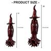 Mysterious Witch Figurine for Garden Porch Themed Display Dark Fantasy Ornament Lightweight Holiday Yard Decoration