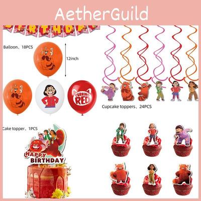 Create A Memorable Turning Red Birthday Party With Durable Decorations And Tableware