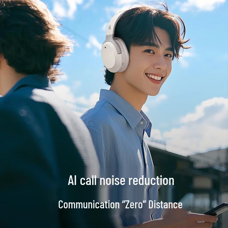 Edifier Fones de Ouvido Bluetooth W820NB com Cancelamento Ativo de Ruído Hi-Res